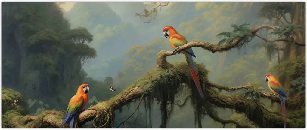 Tablou - Pădure tropicală (120x50 cm)