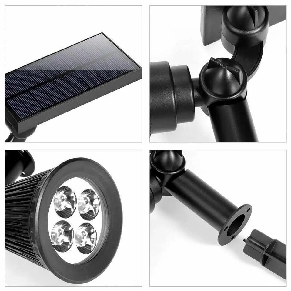 2 buc lampi solare, iluminat de exterior decorativ