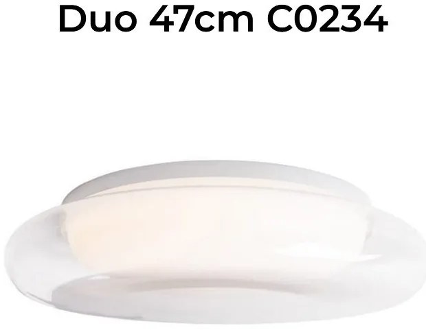 Plafoniera LED moderna Duo 47cm