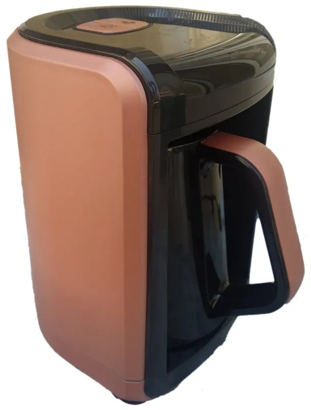 Cafetiera pentru cafea turceasca Kumtel ECM-E-220, 600W, 0.220 L, Pana la 4 cesti, Senzor de revarsare, Cupru