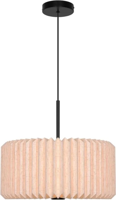 Lustra suspendata moderna cu abajur plisat Vivienne