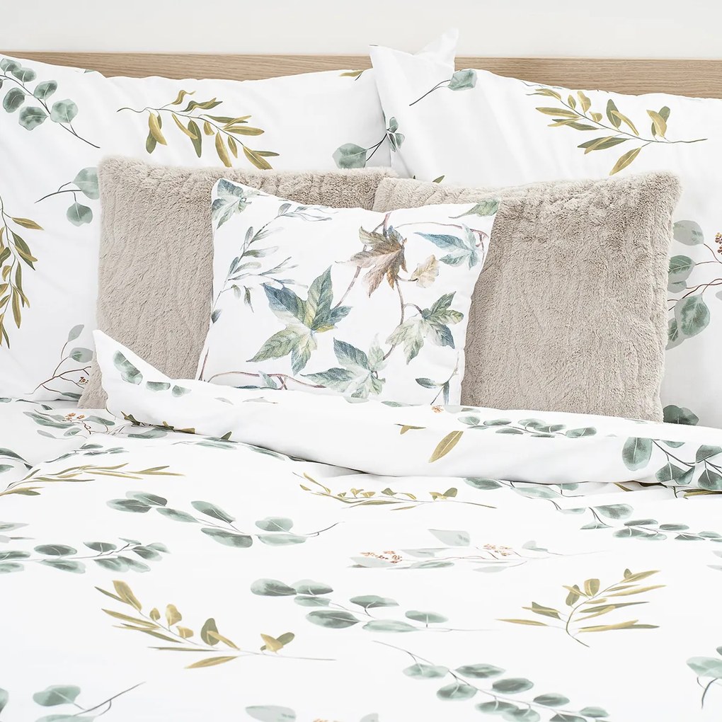 Lenjerie de pat din bumbac 4Home Eucalyptus , 140x 220 cm, 70 x 90 cm, 140 x 220 cm, 70 x 90 cm