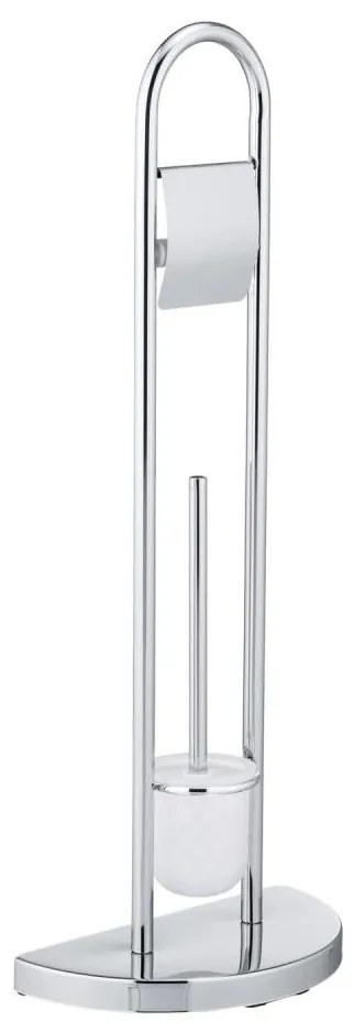 WENKO 16608100 - Perie WC COSENZA 33 x 84 cm, finisaj crom lucios/satinat