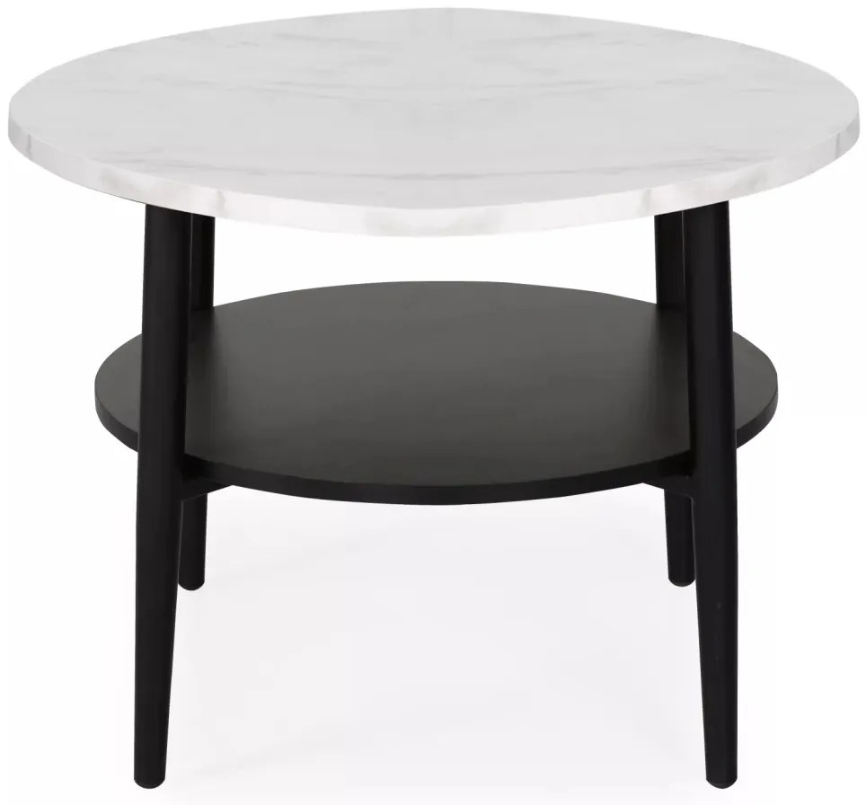 Masa de cafea Ella B marmura alba/negru