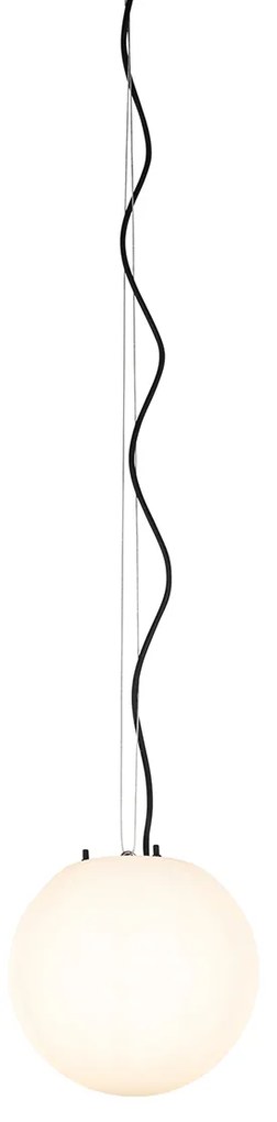 Lampă modernă suspendată pentru exterior alb 25 cm IP65 - Nura