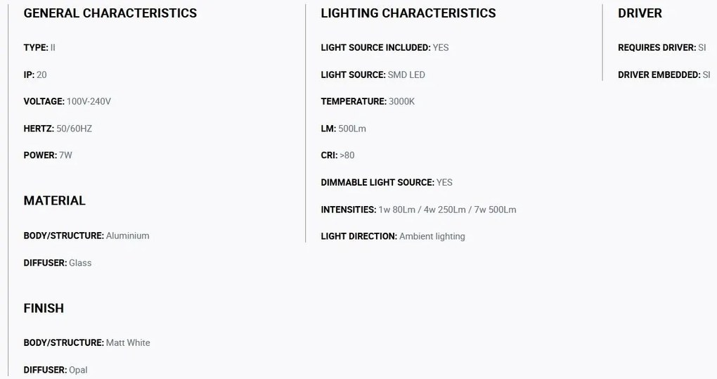 Aplica LED ultramoderna USB / Wireless charger NIKO dreapta