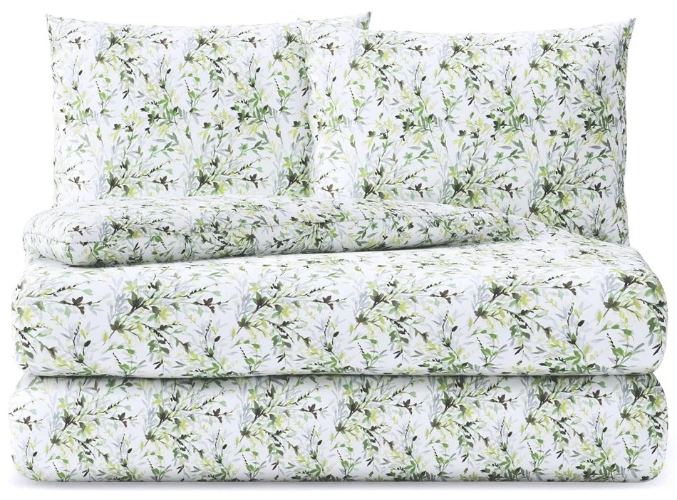 Lenjerie din bumbac MARTINIQUE alb Dimensiune lenjerie de pat: 2 buc 80 x 80 cm | 200 x 200 cm