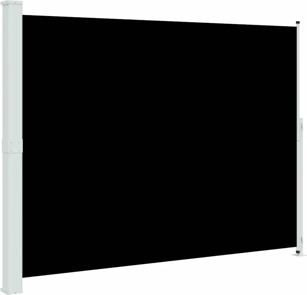 vidaXL Copertină laterală retractabilă de terasă, negru, 220x300 cm