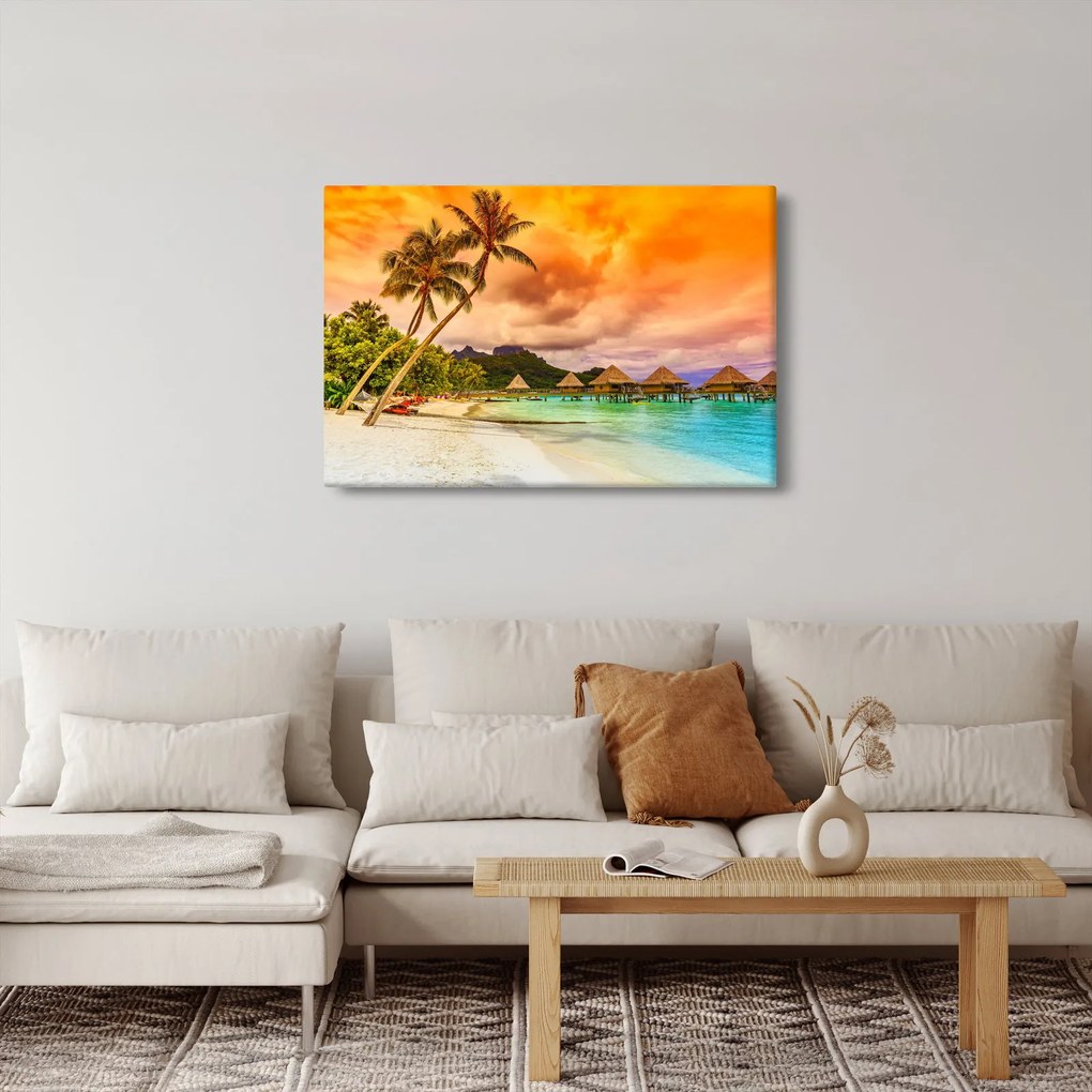 Tablou - Insula Bora Bora (90x60 cm)
