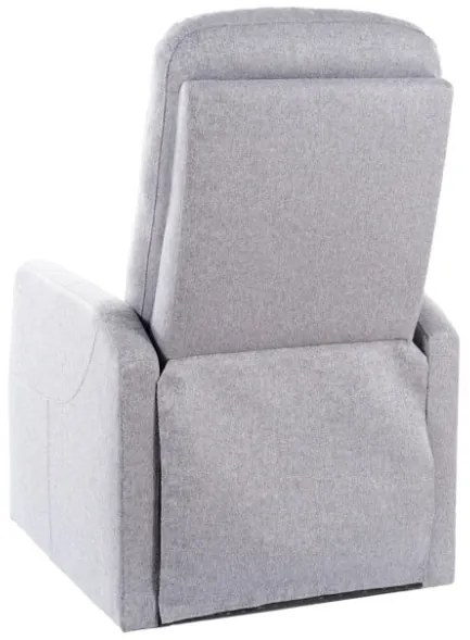 Fotoliu recliner Ares stofa gri Tap.158 H100