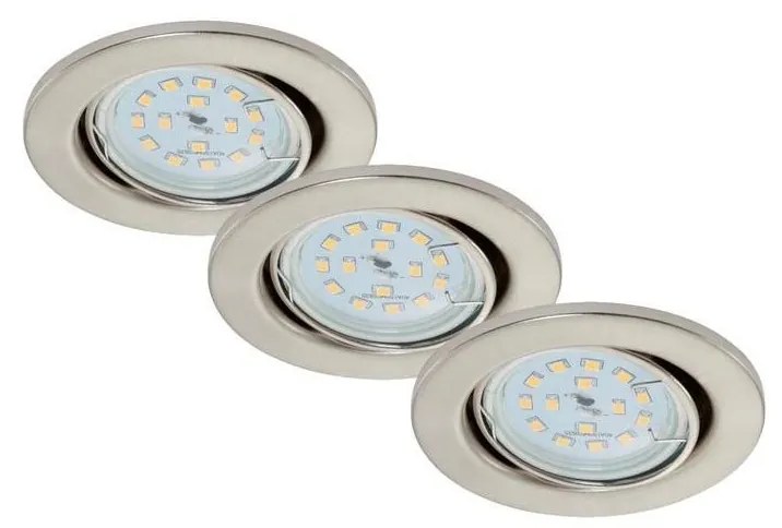 SET 3x Corp de iluminat LED pentru baie Briloner 7220-032 FIT 1xGU10/5W/230V