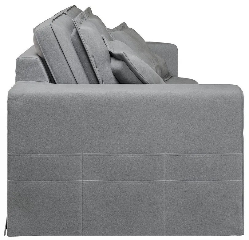 Canapea gri deschis 196 cm Nora – Ropez