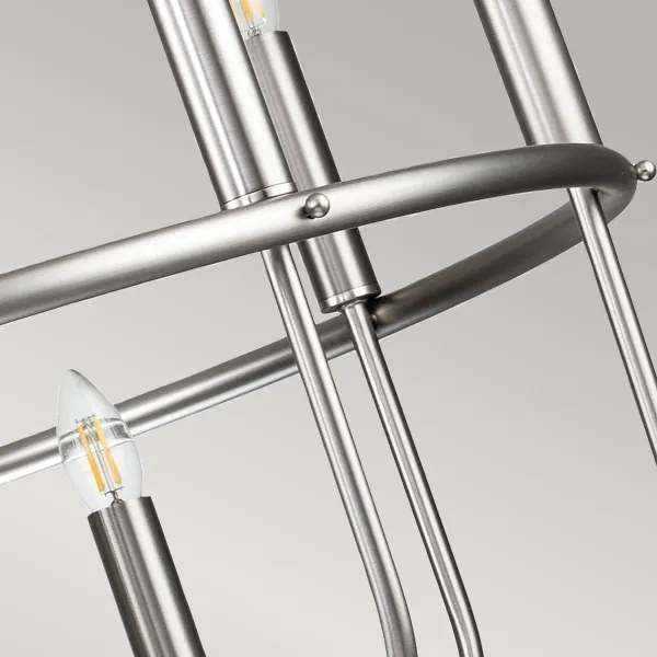 Kichler KL-CAPITOL-HILL12-BN - Lustru CAPITOL HILL pe lanț, 12xE14/40W/230V, crom