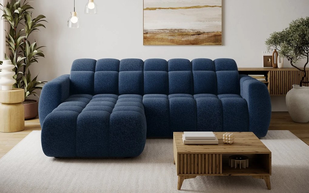 Colțar lemn masiv extensibil Fanito 288×200 cm Personalizabil - Stânga, royal 18