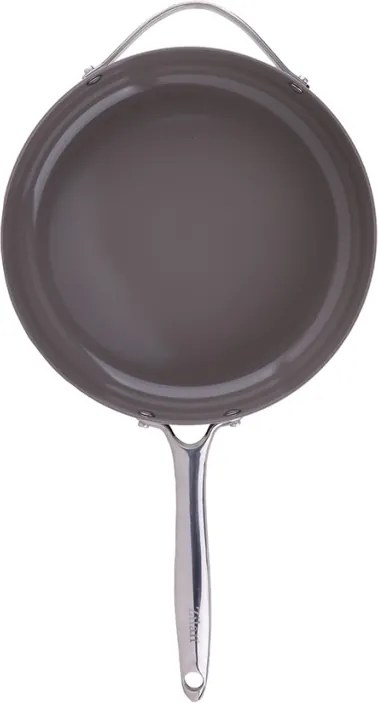 Tigaie inalta cu capac Zilan ZLN0880 din 5 straturi de material, maner inox, 28 cm