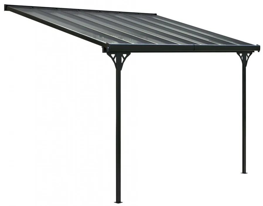 Pergolă de grădină din aluminiu BRUCE F, 436 x 305 cm