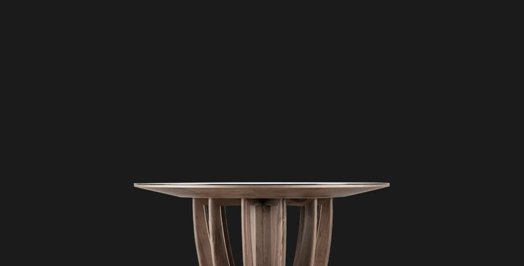 Masă lemn masiv Tropicana Rotunda Ø 176 cm x 75 cm