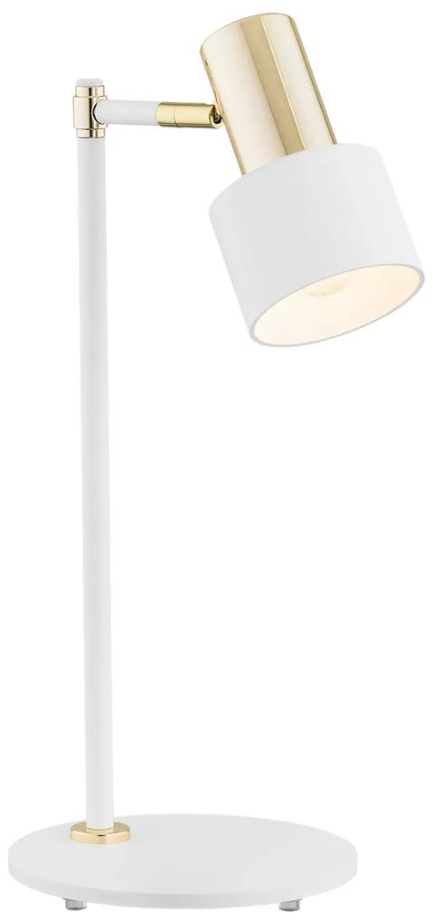 Veioza / Lampa de masa design minimalist DORIA alb/alama