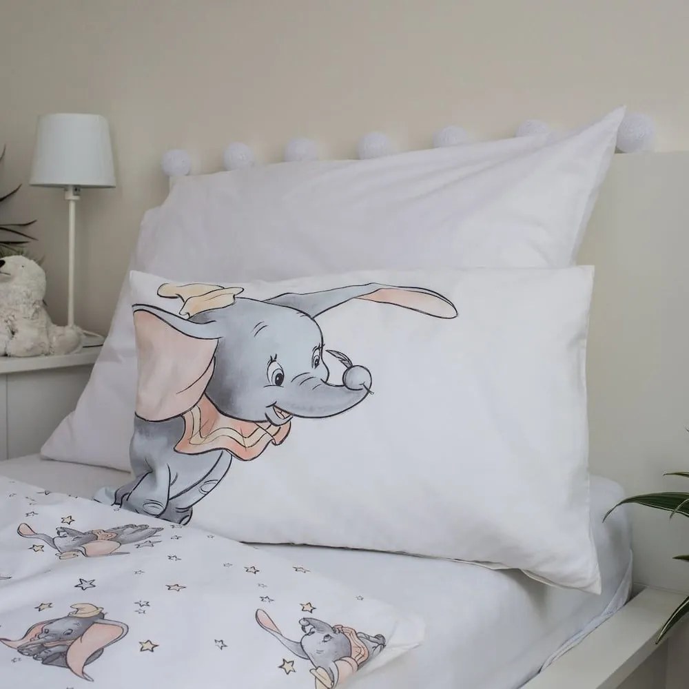 Lenjerie de pat pentru copii din bumbac pentru pătuț 100x135 cm Dumbo – Jerry Fabrics