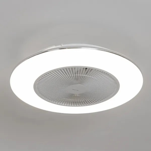 Plafonieră LED dimabilă cu ventilator Brilagi AURA LED/38W/230V alb + telecomandă