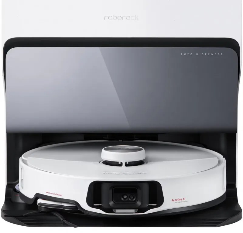 Aspirator robotic ROBOROCK S8 MaxV Ultra S8MVU02-00, 69 W, 10000 Pa, Lidar, Wi-Fi, Comenzi vocale, 5200 mAh, 3D mapping, Autonomie până la 180 min, Alb