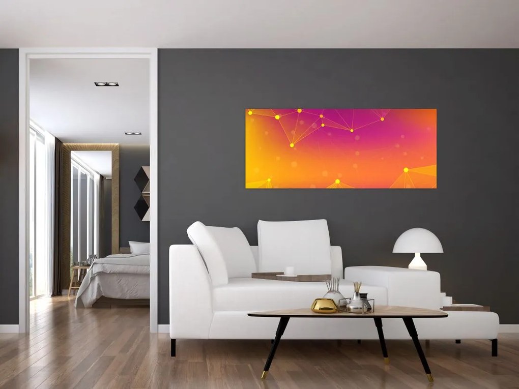Tabloul modern colorat (120x50 cm)