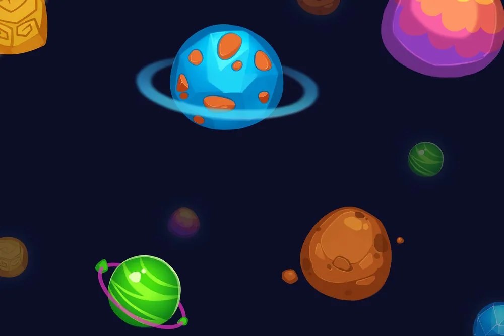 Tablou planete magice
