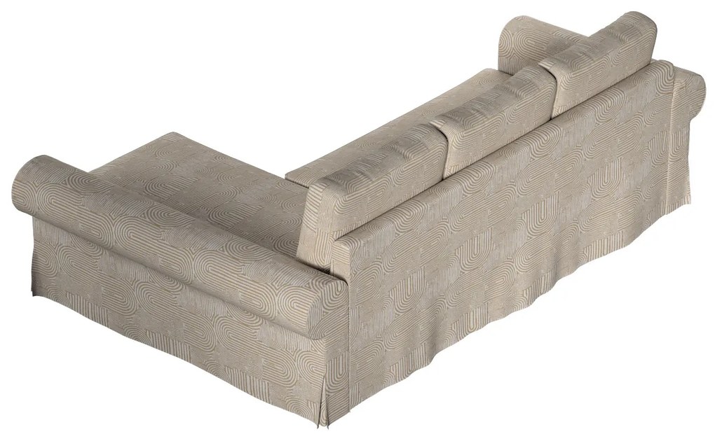 Husa canapea extensibila cu sezlong Backabro