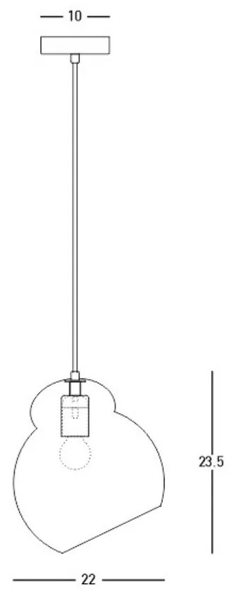 Pendul  23015 Zambelis E27, Opal, Grecia