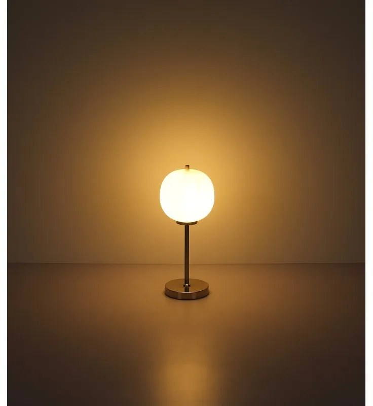 Veioza, lampa de masa design modern Blacky I nichel