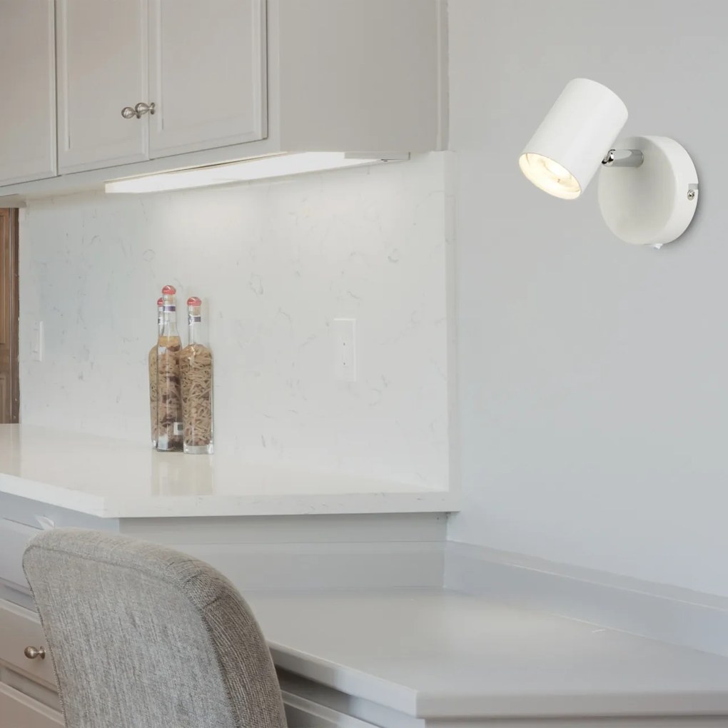 Aplica LED cu spot directionabil Rollo alba 3171WH SRT