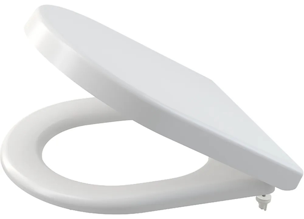 Scaun de toaleta, Softclose, alb 460x359 mm