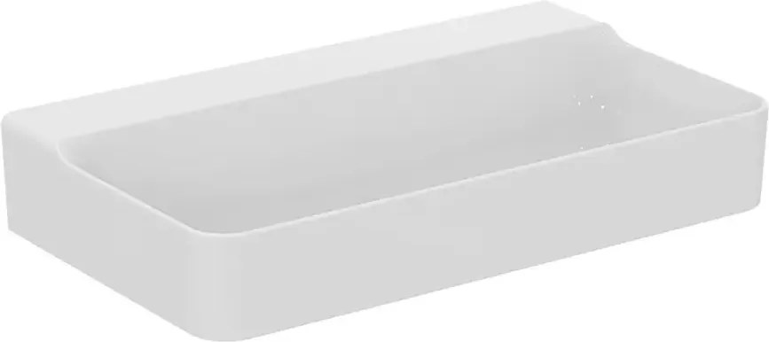 Lavoar suspendat Ideal Standard Atelier Conca 80 cm alb lucios T383101