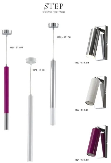 Jupiter 1382 - ST K BI - Corp de iluminat LED perete STEP LED/4,3W/230V