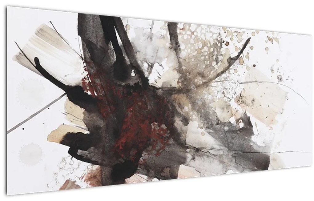 Tablou cu pictură abstactă (120x50 cm)