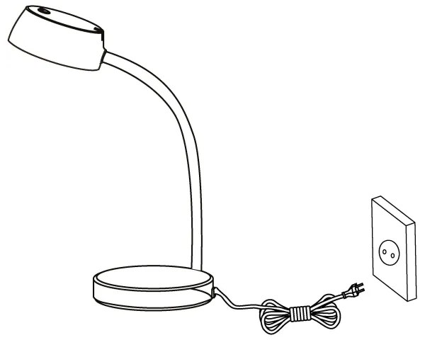 Eglo 99334 - Lampă de masă LED CABALES LED/4,5W/230V