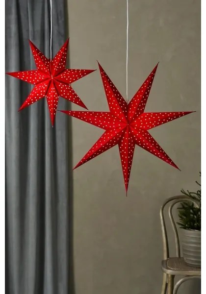 Markslöjd 705608 - Decorațiune de Crăciun LED BLINK LED/0,2W/3xAA, Ø 45 cm, roșie