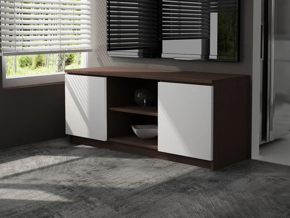 Masă TV Darian (wenge + Alb). 1068682