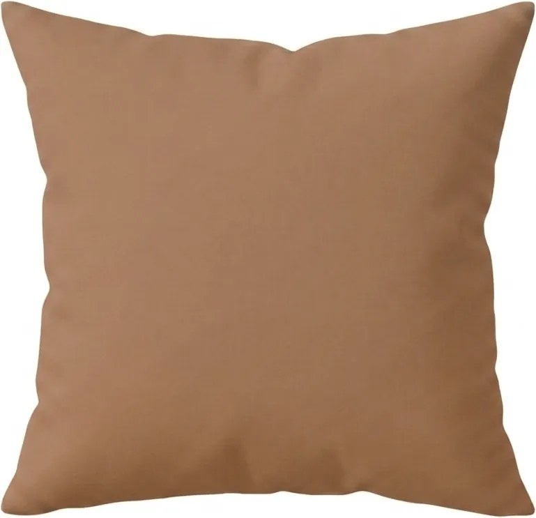 Fata de perna din microfibra MICROVELLE 45x45 cm, bej-maroniu