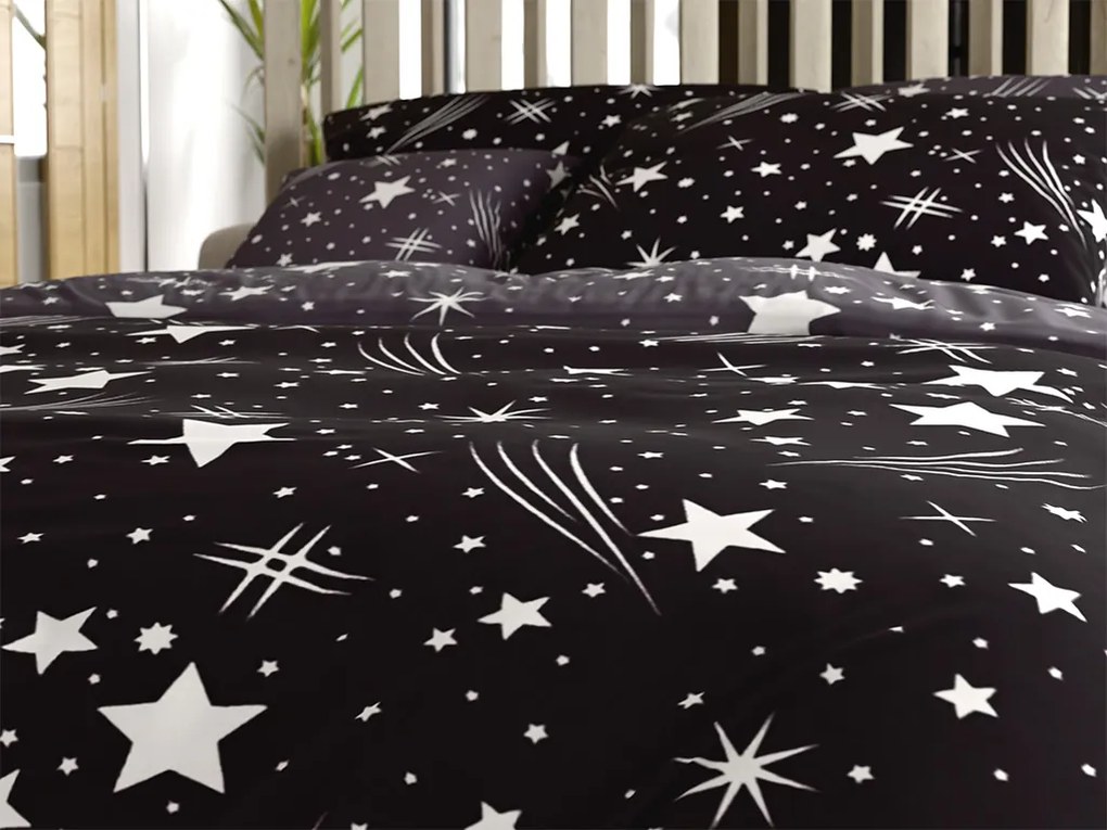 Lenjerie de pat din microfibra NIGHT SKY albastru-gri Dimensiune lenjerie de pat: 2 buc 70 x 90 cm | 200 x 220 cm