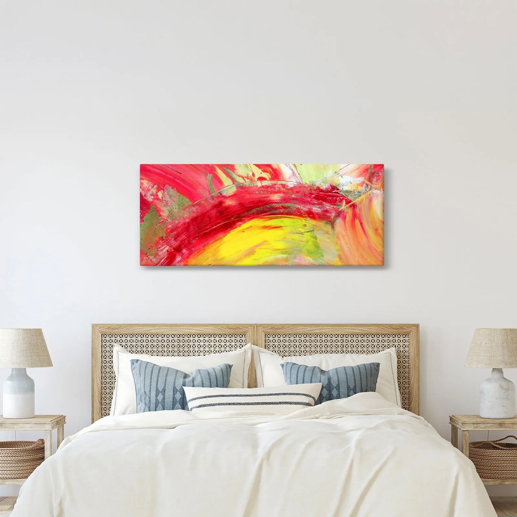 Tablou cu abstracție - pictura (120x50 cm)