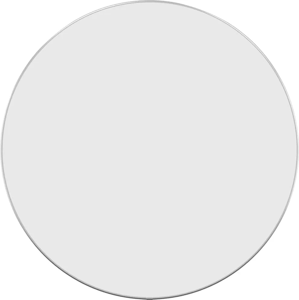 vidaXL Oglindă de perete rotundă, argintiu, Ø 60 cm