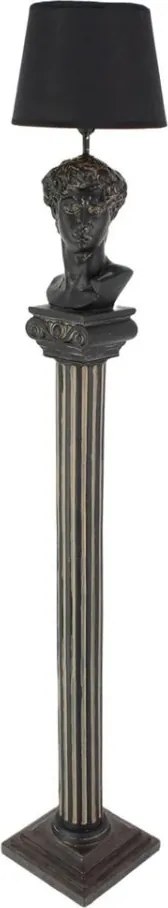 Lampa de podea coloana canelata si bust DAVID 120cm