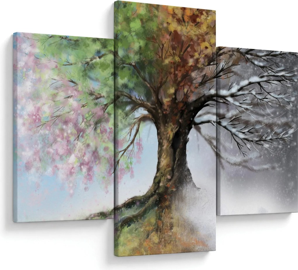 Tablou - Arborele celor patru anotimpuri (90x60 cm)