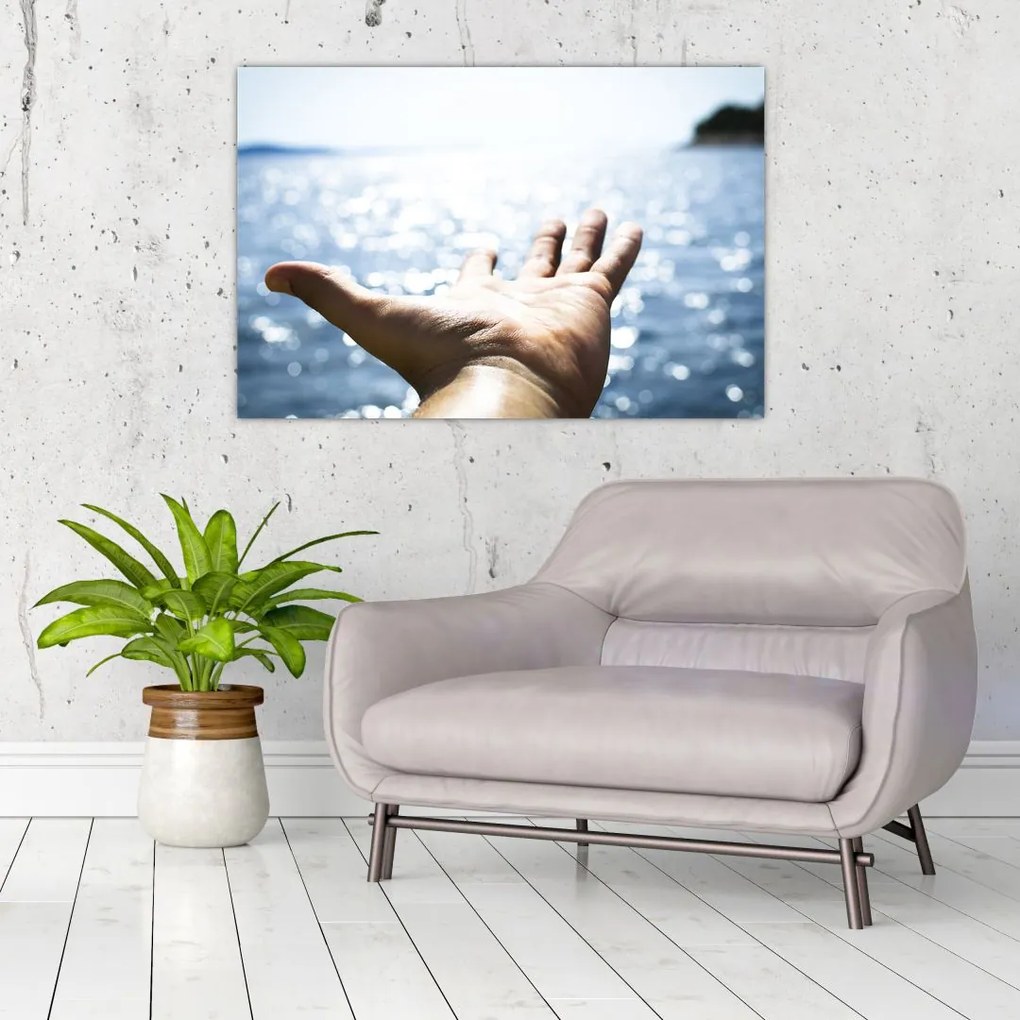 Tabloul cu palma deschisă (90x60 cm)