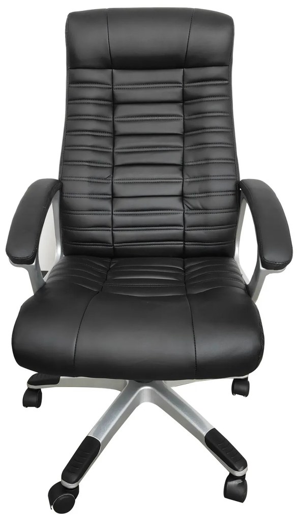 Scaun directorial ergonomic RISTO, PU, Negru