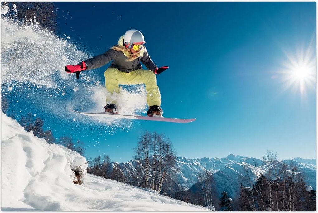 Tablou - Snowboarder (90x60 cm)