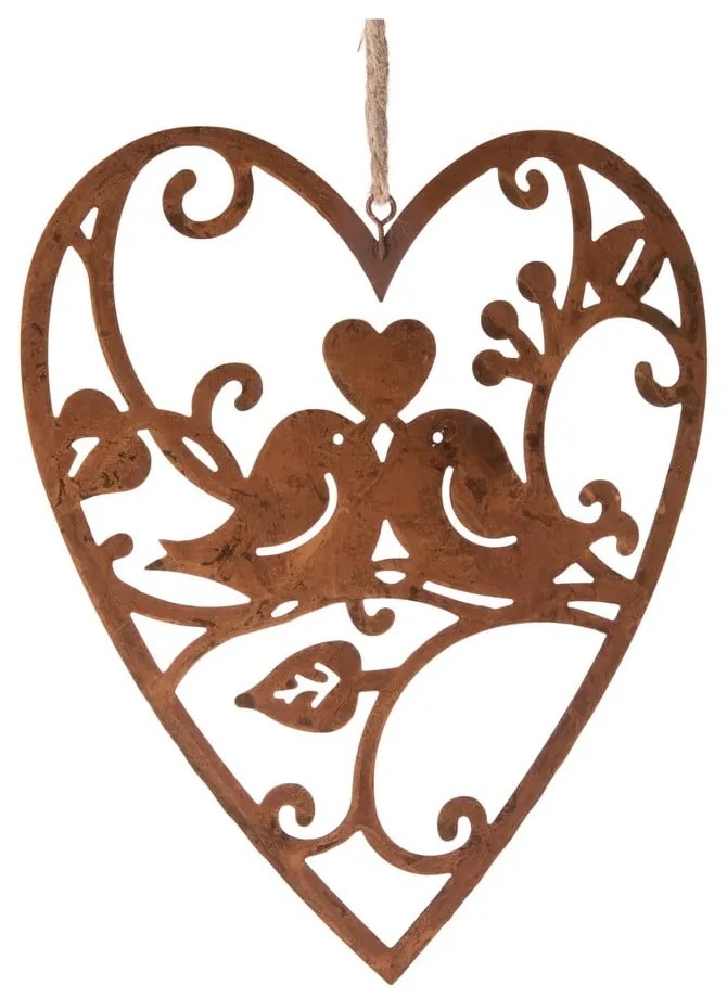 Decorațiune de agățat din metal Heart - Dakls