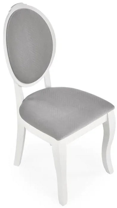 Scaun de sufragerie Velly (Alb + Gri). 1048927