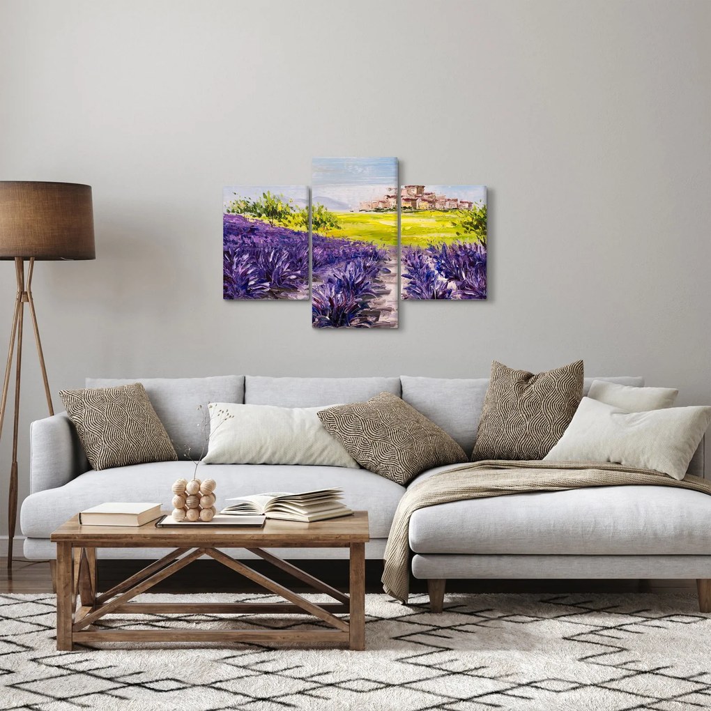 Tablou - Provence, Franța, pictură în ulei (90x60 cm)